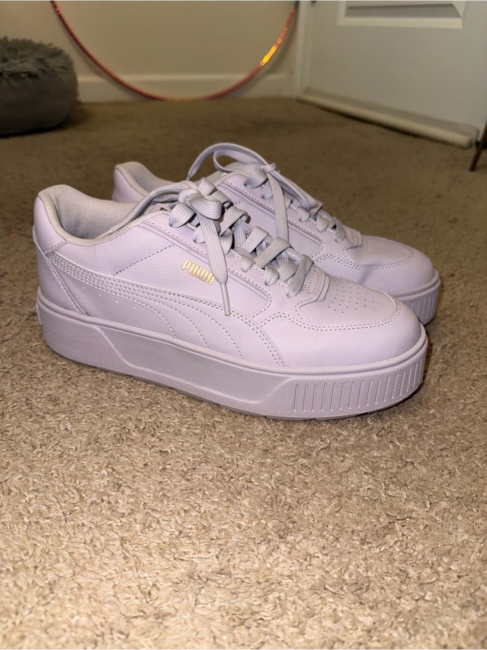 PUMA Womens Karmen Rebelle Platform Sneaker